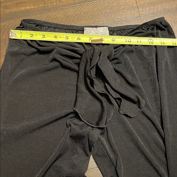 Chic Black Beach Coverup Pants - Picture 5 of 7